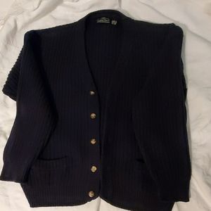 Men's vintage thick cotton sweater